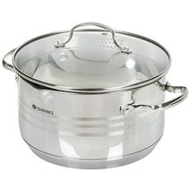 [독일직구] Daniks Tokio 스테인리스 냄비, 4.75 L/ Ø 22 cm