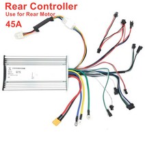 YunLi-60V 45A 컨트롤러 디스플레이 듀얼 모터 3200w 5600w 6000w 전기 스쿠터, [03] 60V Rear Controller