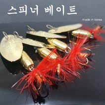 협신 스피너베이트 꺽지 꺾지 쏘가리 배스 민물용, 1/8