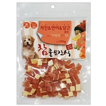 소형견 훈련용 간식 치킨 연어 당근 큐브 포메라니안 강아지 보상용 푸들 5개월 시츄 3개월, 1개