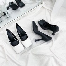 스퀘어토힐 여성하이힐 9cm 오피스힐 펌프스힐 2색