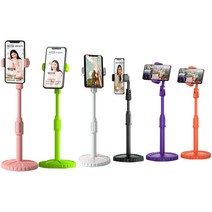 벤투로스 높이조절 2세대 6컬러 핸드폰 침대 책상 스탠드 탁상 스마트폰 자바라 거치대, 1.화이트