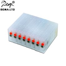 프린트 프린터 호환 BOMA.LTD 엡손 컬러웍스 TM-C3500 프린터용 리필 잉크 카트리지 칩리스 SJiC22P, 한개옵션1, 한개옵션0