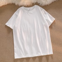 Baiwife 귀여움에 맞았어요~화이트정견티셔츠여데님멜빵바지배기팬츠첫사랑 코디세트습