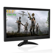 휴대용 모니터 13.3 인치 1366x768 PC 게임용 노트북 HDMI LCD PS4 라즈베리 파이 Xbox CCTV, [03] 133 inch 1366x768