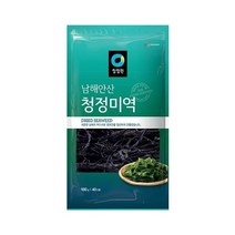 청정원 맛있는밑반찬 남해안산 청정 미역 40인분 맛있는 돌답례품 냉국 100g 간단한요리 간편식, 47개