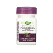 네이쳐스웨이 피크노제놀 50mg 30정 파인바크 프랑스해안송 껍질추출물 항산화제 호팍사, ONE COLOR