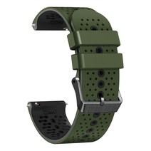Suunto 9 5 PEAK 순토 스트랩 고무 방수 통기성 스포츠 손목 밴드 22mm 빠른 릴리스 시계줄, #1