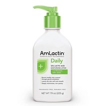 AmLactin 데일리 모이스처라이징 바디 로션 225g 파라벤 프리, 7.9 Ounce (Pack of 1)