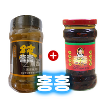 홍홍 중국식품 라오간마 고추기름 275g + 순수 고급 즈마장 중국 (순즈마장) 300g, 575g