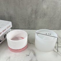 레진몰드 레진트레이몰드 대형 중형 작은 원형 화분 틀 다육이 실리콘 몰드 콘크리트 석고 꽃병 수지 장식, 한개옵션1, 01 1