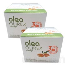 올레아 올리렉스 로젠지 48g/올리브잎 추출액/무설탕/목/허브/캔디/사탕, 20개, 48g