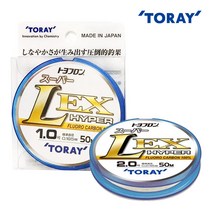 토레이 토요후론 슈퍼 L-EX 하이퍼 카본라인 50m 낚싯줄 바다목줄 바다루어 토레이목줄, 1호