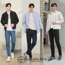 리더잭 [리더잭] 남성 풀밴딩 스트레치 데님팬츠 3종