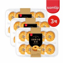 삼립 오븐에구운도넛400G, 3팩, 400g