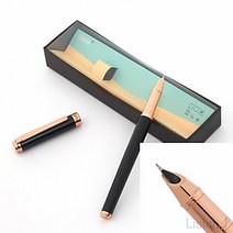 리시안제이 고급 만년필 카트리지 선물세트 골드 교육 기념품 사장님 볼펜