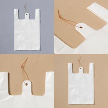 마트498 100p 흰색 비닐봉투 (4호) 비닐백 비닐가방 쇼핑봉지 팬시봉투 비닐봉지 손잡이봉투 쇼핑몰비닐 두꺼운비