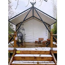 업소용 대형 글램핑 텐트 제작 천막 diy 방풍 6인용, 76모델 / 6X4m