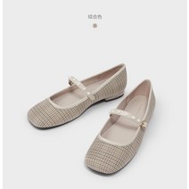 둥근코 메리제인 구두 모리걸 유니크 누빔 신발 아울렛 발레리나 발편한 여자 양털
