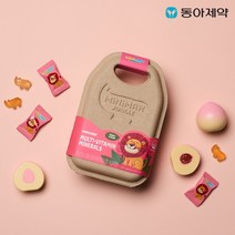 미니막스 정글 멀티비타민 미네랄 복숭아맛 1통(60구미)