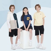 [프로스펙스]키즈 주니어 데일리4종세트(바람막이1+티셔츠2+카고반바지1) 4PCS 상하복세트 단체복 스포츠팀복