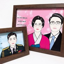 부모님 감사패 퇴직 환갑 제작 칠순 어머니 아버지 선생님 그림 상패 팝아트 캐리커쳐 생신선물, 1인, 일반팝아트 캔버스액자 1호