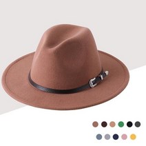 오너클랜 키밍 남자 여자 신사 중절모 페도라 모직 사파리모자_W990D51