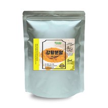 약초뜰팡 강황분말 강황 강황가루 강황분말가루 인도강황 다이어트 변비효과 혈액순환 콜레스테롤 치매방지 항산화 효과, 약초뜰팡 강황분말 500g 이중지퍼백