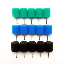 광택기 유막제거패드 자동차 연마 버핑 버 패드 Dremel 로타리 공구에 및 사용을 상세하게, [01] 3color 15x cylinder, 01 3color 15x cylinder