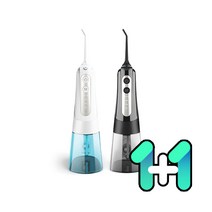 단미 1+1 CLS03Y 클린픽 휴대용 구강세정기 치아세정기 300ml, CLS03Y 화이트:CLS03Y 블랙