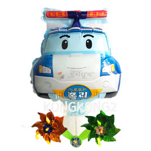 토이랄라 캐릭터 바람개비 풍선 파티 놀이동산 막대 스틱, 폴리