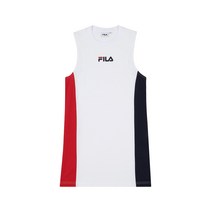 FILA 여성 컬러블럭 슬리브리스 원피스 FS2OPB2155F_OWH