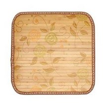 SW 대나무방석 로즈꽃 (여름방석 차량방석 통풍방석 식당 업소용방석)