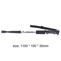 내구성 워킹 스틱 섬세한 질감 트레킹 폴 4 섹션 알루미늄 Telescopic 아웃도어 스타일 하이킹 Walking Sti, g