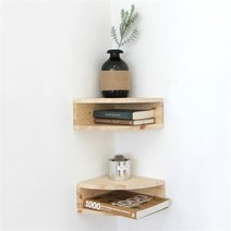 아트박스/럼버잭 원목 코너선반, 본품