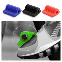 발통마켓 오토바이 기어 변속 커버 시프트 패드 페달 미끄럼방지, 기어고무사각(블랙), 1개