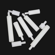 M2.5 화이트 PCB 지지대 볼트 플라스틱 나일론 스텐드 육각 스페이서 스탠드오프, M2.5 (50pcs), 8mm, 1개