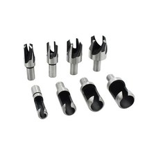 Woodworking HSS Chamfer Drilling Tool High-speed Steel 90 Degree Countersink Drill Bi [S00125202], 02-8 PCS-125202