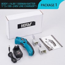 Hormy 전기 가위 재봉 무선 천 절단기 원단 카펫 PVC 가죽 휴대용 도구 3.6V, No Battery, EU