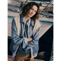 [빈폴] 마이크로 시어서커 스트라이프 셔츠 블루 (BC4264C42P)