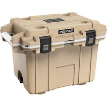 Pelican 엘리트 47.3 L 쿨러, Tan/White