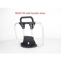 MTB자전거캐리어가방 후면랙 자전거트렁크 trigo bike s-bag bracket, RH 25x30cm 실버