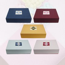 함지마을 한지 한복상자 / 고급 한지 예단상자, 연핑크