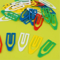 사무실 플라스틱 책클립 책집게 7개 문서클립 판촉물, 대