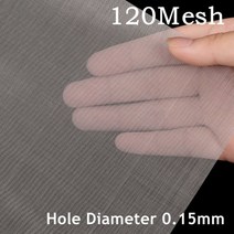 주방용 전자저울 베이킹 4-400Mesh 30x30cm 스테인레스 스틸 메쉬 필터 금속 전면 수리 고정 짠 와이어 체 플레이트 스크린, 120Mesh