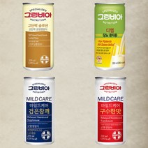 그린비아 균형영양식 200ml 5캔 환자식 고단백 당조절 영양보충 경관급식 경장 고소한맛, (무료배송) 4.마일드케어 구수한맛 5캔, 5개