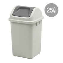 창신 국민 휴지통 25l 스윙형 290X290X523 사각 쓰레기 분리수거, 단품