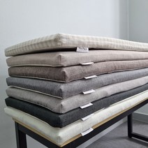 벤치의자방석 긴 식탁의자 방석 국내 맞춤제작 가능 카페 사무실 대형, 160x35, 4.그레이