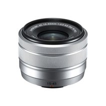 카메라 렌즈 후지 필름 교환 xc15-45mmf3.5-5.6ois pz s 실버 후지논 렌즈