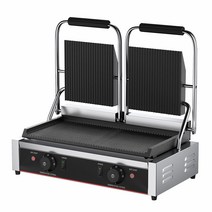 바베큐 전기 그릴 업소용 더블 파니니기계 햄 토스트, 813D 업그레이드